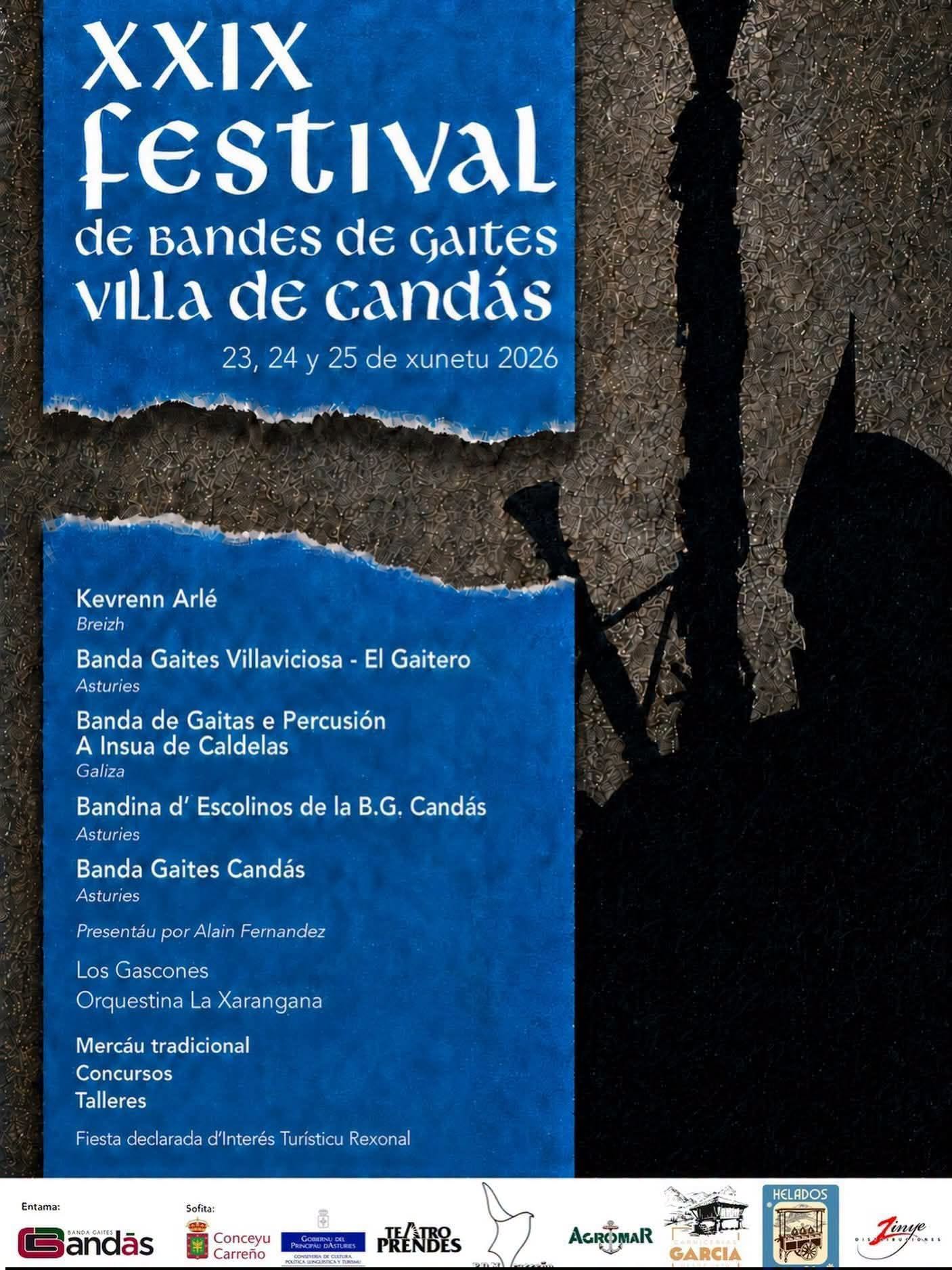 Festival bandas de Gaitas Candas 2026